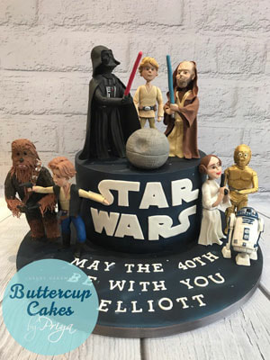 Buttercup Cakes by Priya Star Wars Birthday Cake
