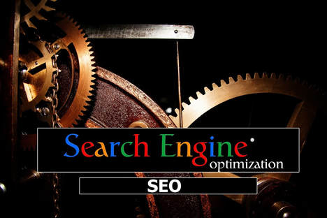 the internal working of an engine and the words across the bottom reads search engine optimisation, SEO
