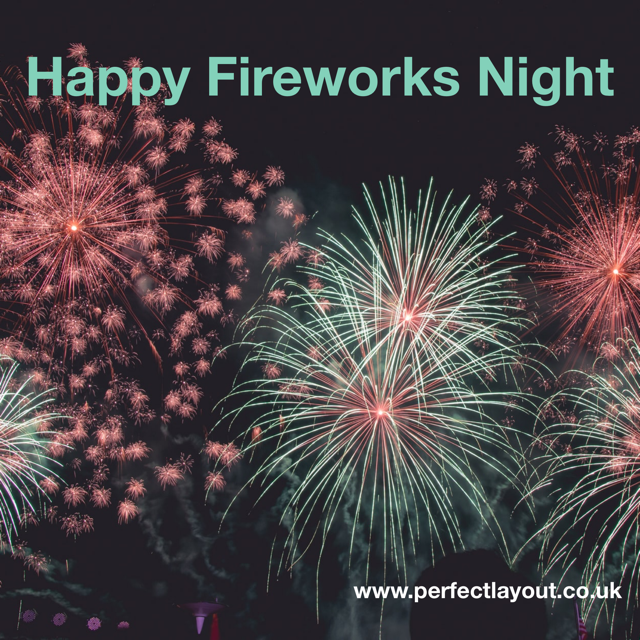 Happy Fireworks Night from Perfect Layout Digital Marketing