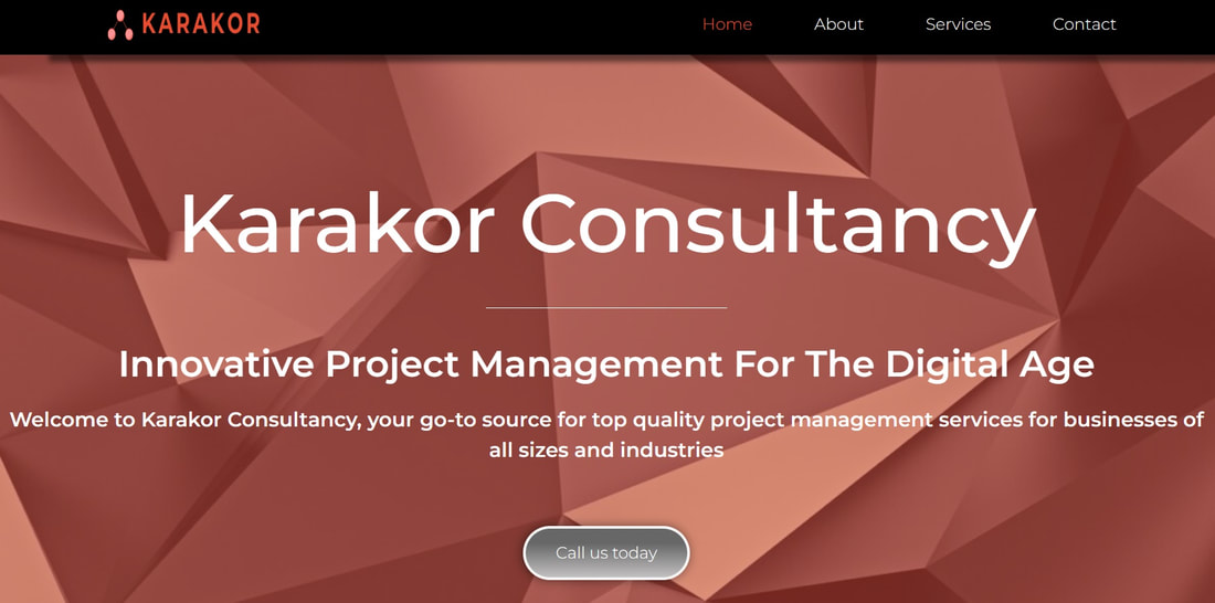 Banner image of Karakor Consultancy website_new website created by Perfect Layout Digital Marketing