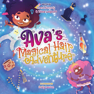 Front cover of the book Ava's magical Adventure_interview with...blog feature_perfect layout digital marketing